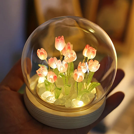 JARDIN DE TULIPANES SENCILLO Y ELEGANTE IDEAL PARA UN BUEN REGALO