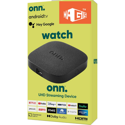 ONN TV 4K DE GOOGLE CON MAGIS TV