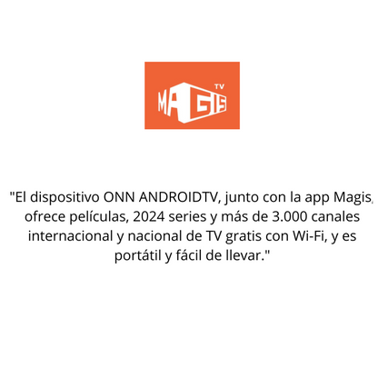 ONN TV HD DE GOOGLE CON MAGIS TV